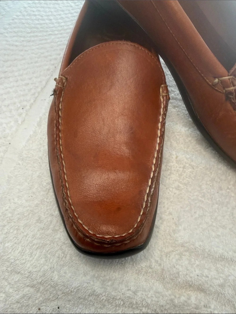 Allen Edmonds Tan Leather Slip-On Loafers